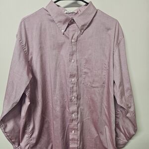 Arrow Men's Button-Down Dress Shirt - Dusty Rose